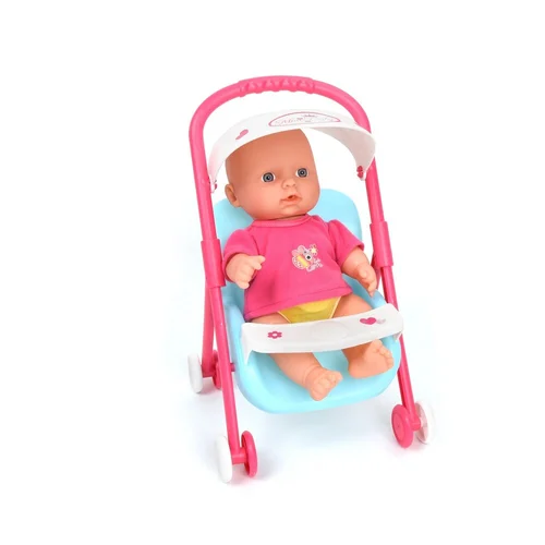 بيبي صغيرة مع عربة ومستلزمات Jouet fille