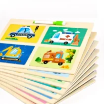 بازل 4 قطع مع لوحة 5 في 1 Puzzle