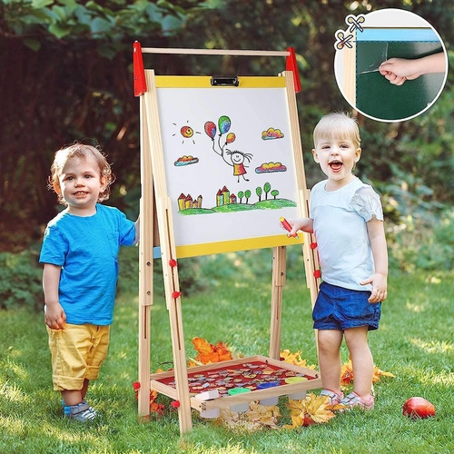 tableau-éducatif-en-bois-double-face-avec-support-2